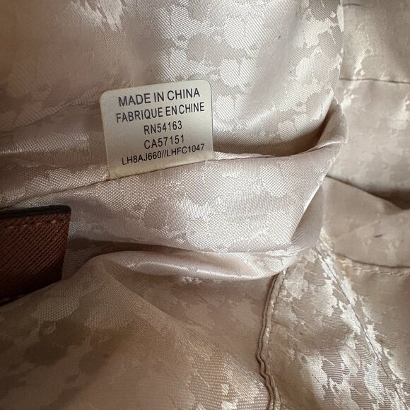 Karl Lagerfeld Paris Brown Monogram Large Paris Suki Tote Purse - Picture 10 of 16